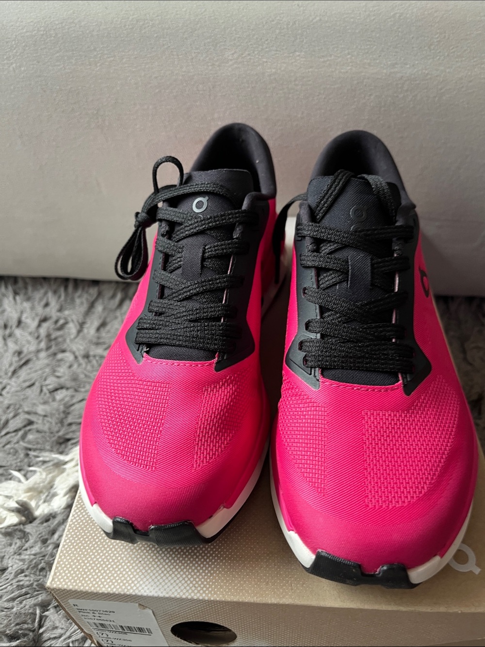 On running sneakers. Cloudzone. Pink. Black. US womens size 7. New in box. - Picture 2 of 7